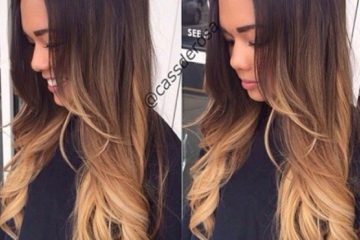Hair Ideas for Ombre Colored Hair