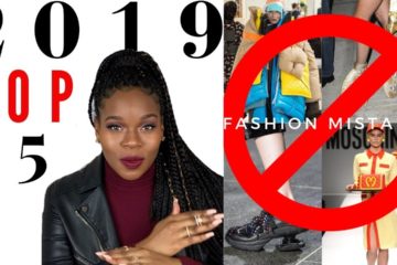 Top 5 Fashion mistakes to stop in 2019